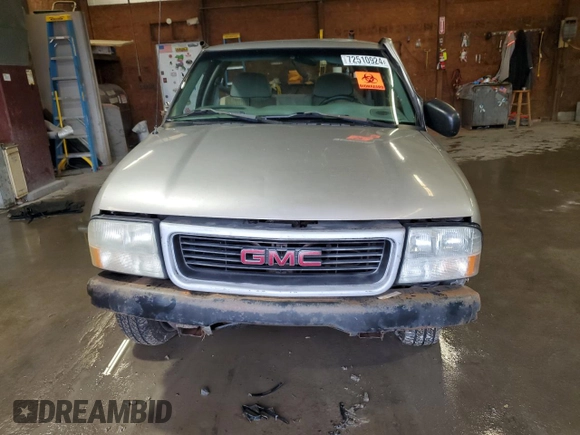 2002 GMC Sonoma SL z VIN 1GTCS145528194662, wystawiony jako Copart lot #72510924 z przebiegiem Nie podano mil oraz Szkody całkowita. Historia ofert i sprzedaży dostępna na DreamBid. Obrazek 5.