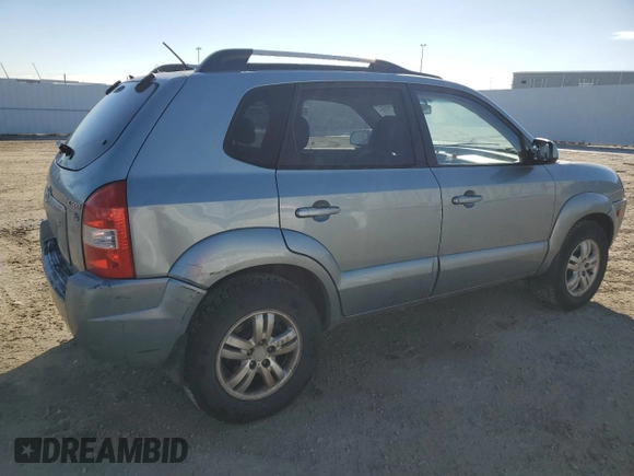 2007 Hyundai Tucson GL with VIN KM8JM72D27U549084, listed as a Copart auction lot 47891985 with 273,927 mi miles and Salvage Title. Bid and sale history available at carsss.com. Image 3.