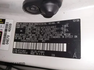 2007 Toyota Sienna XLE with VIN 5TDZK22C57S002919, listed as a IAAI auction lot 41563961 with 262,988 mi miles. Bid and sale history available at carsss.com. Image 9.