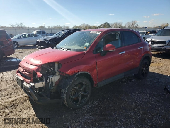 2016 FIAT 500X Trekking Plus with VIN ZFBCFXET3GP376039, listed as a Copart auction lot 78199934 with Not provided miles and Salvage title. Bid and sale history available at DreamBid. Image 1.