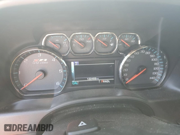 2018 Chevrolet Silverado 1500 LT with VIN 3GCUKREC3JG425552, listed as a Copart auction lot 46662535 with 122,469 mi miles and Salvage Title. Bid and sale history available at carsss.com. Image 9.
