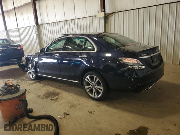 2018 Mercedes-Benz C 300 with VIN 55SWF4KB3JU280657, listed as a Copart auction lot 58184455 with Not provided miles and Salvage title. Bid and sale history available at DreamBid. Image 2.