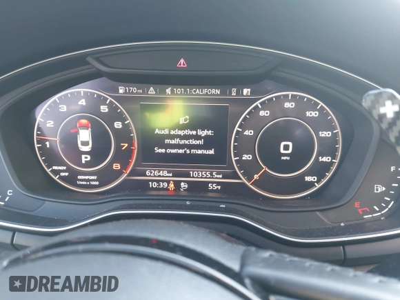 2018 Audi A5 Sportback Prestige z VIN WAUCNCF5XJA052165, wystawiony jako IAAI lot #41321114 z przebiegiem 62 648 mil mil oraz . Historia ofert i sprzedaży dostępna na DreamBid. Obrazek 7.