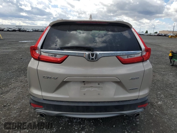 2018 Honda CR-V Touring with VIN 5J6RW2H98JL002657, listed as a Copart auction lot 55075965 with 61,327 mi miles and Salvage Title. Bid and sale history available at DreamBid. Image 6.