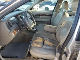 2007 Mercury Grand Marquis LS with VIN 2MEFM75W37X600431, listed as a Copart auction lot 89334455 with 114,880 mi miles and Salvage Title. Bid and sale history available at carsss.com. Image 7.
