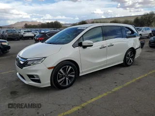 2018 Honda Odyssey Elite with VIN 5FNRL6H99JB066053, listed as a Copart auction lot 51963595 with 139,504 mi miles and Salvage Title. Bid and sale history available at carsss.com. Image 1.