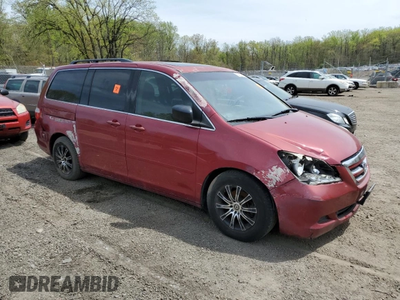 2006 Honda Odyssey EX-L with VIN 5FNRL38686B441345, listed as a Copart auction lot 53683965 with 0 mi miles and Salvage Title. Bid and sale history available at carsss.com. Image 4.