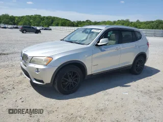 2011 BMW X3 35i with VIN 5UXWX7C57BL730476, listed as a Copart auction lot 54120405 with 179,745 mi miles and Clean Title. Bid and sale history available at DreamBid. Image 1.