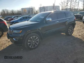 2018 Jeep Grand Cherokee Limited with VIN 1C4RJFBT9JC200504, listed as a Copart auction lot 80481684 with 104,398 mi miles and Salvage title. Bid and sale history available at DreamBid. Image 1.