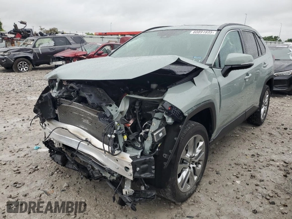 2022 Toyota RAV4 XLE Premium с VIN 2T3A1RFV2NW250559, выставлен на аукционе Copart как лот 60891935 с пробегом 18 669 миль миль и Списание • Salvage title. История ставок и продаж доступна на DreamBid. Изображение 1.