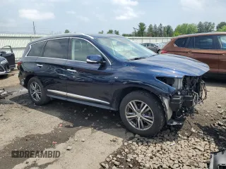 2020 Infiniti QX60 Luxe with VIN 5N1DL0MM0LC507954, listed as a Copart auction lot 62320875 with 79,578 mi miles and Salvage title. Bid and sale history available at DreamBid. Image 4.