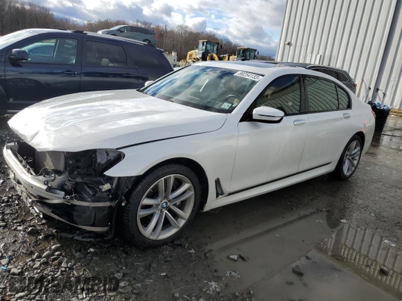 2016 BMW 7 Series 750i xDrive with VIN WBA7F2C55GG419976, listed as a Copart auction lot 80254133 with 81,519 mi miles. Bid and sale history available at carsss.com. Image 1.