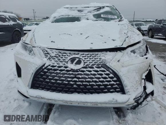 2021 Lexus RX with VIN JTJHZKFA6M2034049, listed as a Copart auction lot 44981475 with 56,053 mi miles and Salvage Title. Bid and sale history available at carsss.com. Image 5.