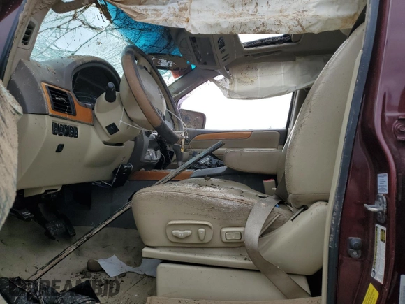 2009 Infiniti QX56 with VIN 5N3AA08C49N901603, listed as a Copart auction lot 82772454 with 0 mi miles and Salvage Title. Bid and sale history available at carsss.com. Image 7.