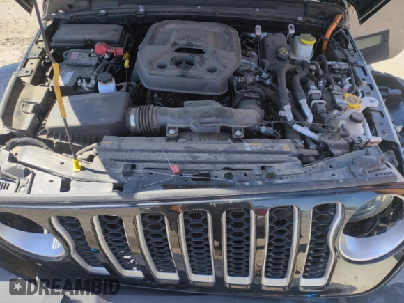 2023 Jeep Wrangler Sahara with VIN 1C4JJXP65PW661194, listed as a Copart auction lot 55729925 with 24,264 mi miles and Clean Title. Bid and sale history available at DreamBid. Image 12.