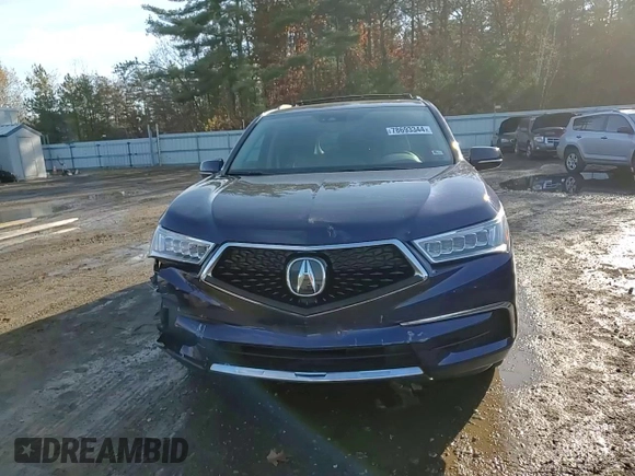 2018 Acura MDX w/Technology Pkg with VIN 5J8YD4H55JL018364, listed as a Copart auction lot 78693344 with 81,611 mi miles and Salvage Title. Bid and sale history available at carsss.com. Image 12.