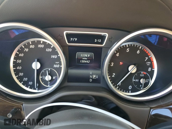 2016 Mercedes-Benz GL with VIN 4JGDF6EE1GA712752, listed as a Copart auction lot 83880094 with 130,442 mi miles and Salvage Title. Bid and sale history available at carsss.com. Image 9.