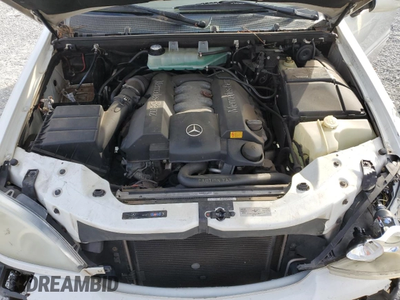 2002 Mercedes-Benz M-Class with VIN 4JGAB75EX2A365564, listed as a Copart auction lot 80570224 with 160,193 mi miles and Salvage Title. Bid and sale history available at carsss.com. Image 12.