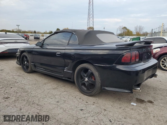 1996 Ford Mustang GT with VIN 1FALP45X6TF166049, listed as a Copart auction lot 77208004 with 186,273 mi miles and Clean Title. Bid and sale history available at carsss.com. Image 2.