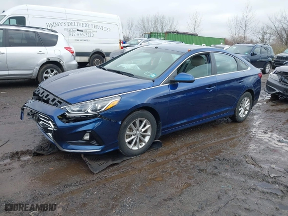 2019 Hyundai Sonata SE with VIN 5NPE24AFXKH732443, listed as a IAAI auction lot 41105458 with 16,892 mi miles. Bid and sale history available at carsss.com. Image 20.