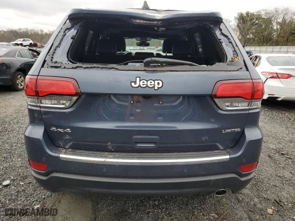 2021 Jeep Grand Cherokee Limited X with VIN 1C4RJFBG7MC501683, listed as a Copart auction lot 81826964 with 40,755 mi miles and Salvage Title. Bid and sale history available at carsss.com. Image 6.