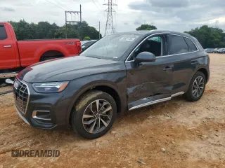 2021 Audi Q5 Premium Plus z VIN WA1BAAFY6M2083415, wystawiony jako Copart lot #58831785 z przebiegiem 21 055 mil mil oraz Szkoda całkowita • Salvage title. Historia ofert i sprzedaży dostępna na DreamBid. Obrazek 1.