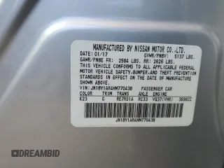 2017 Infiniti M37 with VIN JN1BY1AR4HM770438, listed as a Copart auction lot 87245434 with 91,793 mi miles and Salvage Title. Bid and sale history available at carsss.com. Image 12.