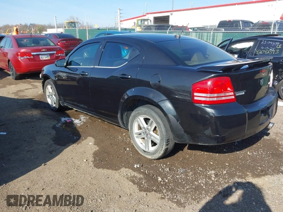2010 Dodge Avenger R/T with VIN 1B3CC5FB9AN235125, listed as a IAAI auction lot 42056076 with 211,273 mi miles. Bid and sale history available at carsss.com. Image 3.