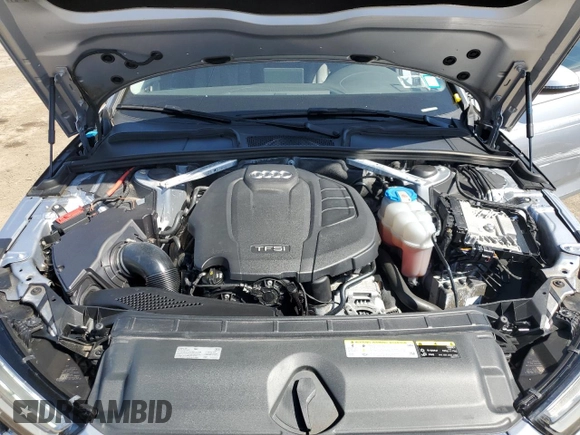 2018 Audi A4 Premium with VIN WAUDNAF47JA043410, listed as a Copart auction lot 53451095 with 35,209 mi miles and Salvage title. Bid and sale history available at DreamBid. Image 11.