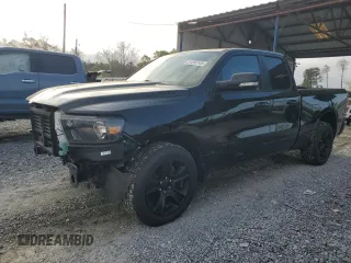2021 Ram 1500 Lone Star z VIN 1C6RREBT1MN691086, wystawiony jako Copart lot #51205145 z przebiegiem 33 020 mil mil oraz Szkoda całkowita • Salvage title. Historia ofert i sprzedaży dostępna na DreamBid. Obrazek 1.