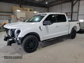 2024 Ford F-150 XLT with VIN 1FTFW3L57RKD55363, listed as a Copart auction lot 49289765 with 23,047 mi miles and Salvage Title. Bid and sale history available at carsss.com. Image 1.