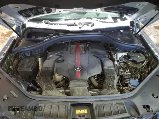 2018 Mercedes-Benz GLE 43 AMG with VIN 4JGDA6EB8JB107469, listed as a Copart auction lot 42088005 with 107,640 mi miles and Salvage Title. Bid and sale history available at DreamBid. Image 12.
