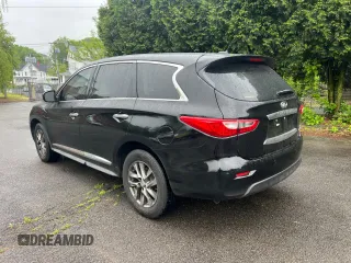 2013 Infiniti JX35 with VIN 5N1AL0MM5DC326840, listed as a Copart auction lot 84111674 with 180,891 mi miles and Clean Title. Bid and sale history available at carsss.com. Image 3.