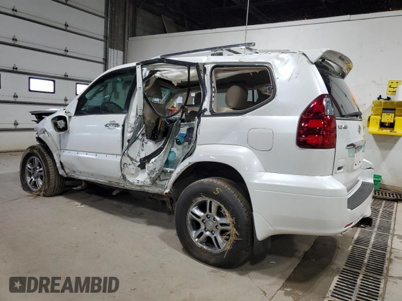 2008 Lexus GX 470 with VIN JTJBT20X380163291, listed as a Copart auction lot 51353695 with 190,640 mi miles and Salvage Title. Bid and sale history available at DreamBid. Image 2.