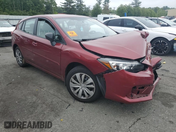 2021 Subaru Impreza with VIN 4S3GTAB63M3701102, listed as a Copart auction lot 59528055 with Not provided miles and Salvage title. Bid and sale history available at DreamBid. Image 4.