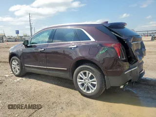 2021 Cadillac XT5 AWD Luxury z VIN 1GYKNBR44MZ162883, wystawiony jako Copart lot #59623725 z przebiegiem 50 006 mil mil oraz Szkoda całkowita • Salvage title. Historia ofert i sprzedaży dostępna na DreamBid. Obrazek 2.