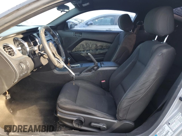 2012 Ford Mustang V6 Premium with VIN 1ZVBP8AM4C5248616, listed as a Copart auction lot 47781455 with 140,558 mi miles and Salvage Title. Bid and sale history available at carsss.com. Image 7.