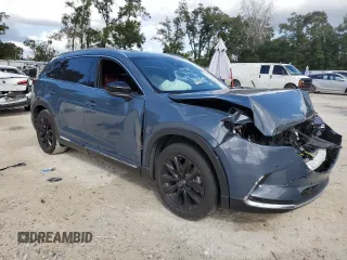 2022 Mazda CX-9 Carbon Edition with VIN JM3TCBDY8N0613658, listed as a Copart auction lot 76939354 with 34,380 mi miles and Non repairable. Bid and sale history available at DreamBid. Image 4.