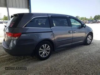 2014 Honda Odyssey EX-L with VIN 5FNRL5H60EB125478, listed as a Copart auction lot 59218355 with 165,928 mi miles and Salvage title. Bid and sale history available at DreamBid. Image 3.