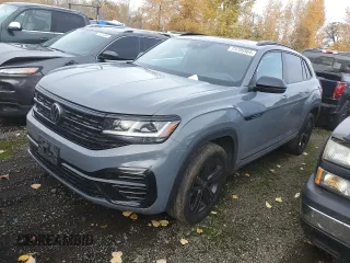 2023 Volkswagen Atlas SEL z VIN 1V2SE2CA8PC210959, wystawiony jako Copart lot #73726564 z przebiegiem 27 799 mil mil oraz Szkoda całkowita • Salvage title. Historia ofert i sprzedaży dostępna na DreamBid. Obrazek 1.