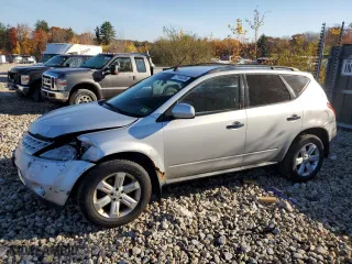 2006 Nissan Murano S with VIN JN8AZ08W56W534611, listed as a Copart auction lot 85293354 with 148,370 mi miles and Non Repairable. Bid and sale history available at carsss.com. Image 1.