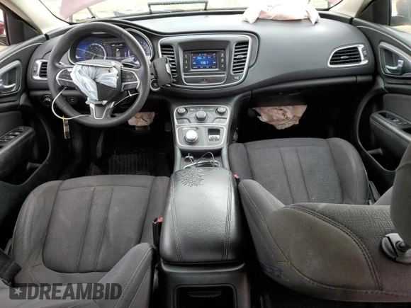 2015 Chrysler 200 Limited with VIN 1C3CCCAB2FN628387, listed as a Copart auction lot 51102245 with 124,300 mi miles and Salvage Title. Bid and sale history available at DreamBid. Image 8.