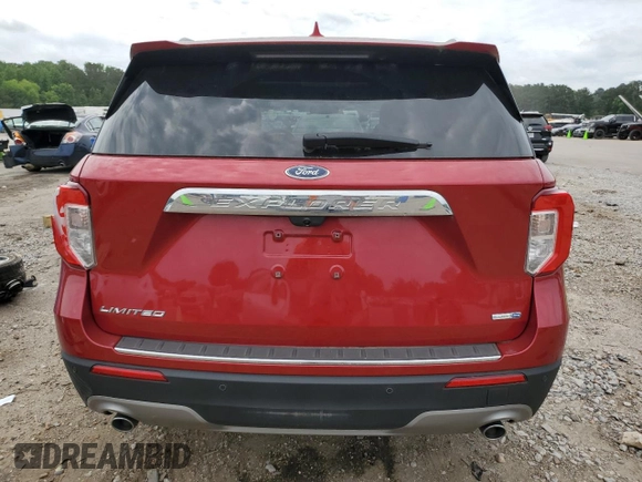 2020 Ford Explorer Limited with VIN 1FMSK8FH2LGA58634, listed as a Copart auction lot 56283655 with 84,027 mi miles and Salvage title. Bid and sale history available at DreamBid. Image 6.