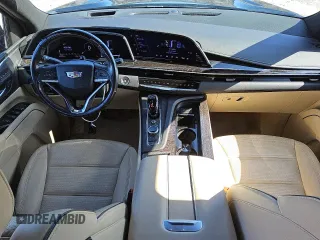 2023 Cadillac Escalade 4WD Premium Luxury z VIN 1GYS4BKL5PR365290, wystawiony jako Copart lot #56997165 z przebiegiem 46 466 mil mil oraz Tytuł czysty. Historia ofert i sprzedaży dostępna na DreamBid. Obrazek 8.