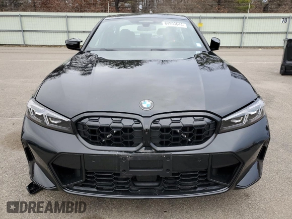 2025 BMW 3 Series M340i xDrive with VIN 3MW69FT01S8F00060, listed as a Copart auction lot 84993644 with Not Provided miles and Salvage Title. Bid and sale history available at carsss.com. Image 5.
