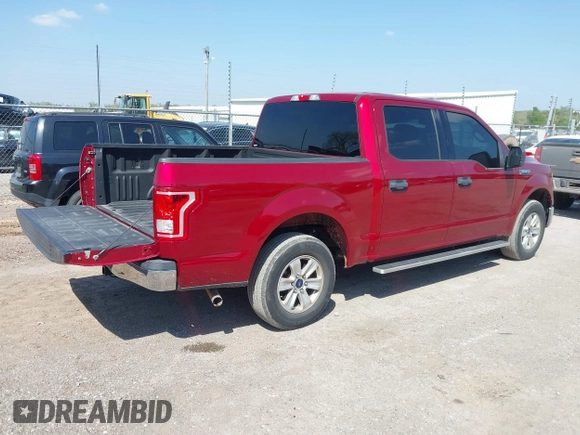 2017 Ford F-150 XL with VIN 1FTEW1C87HFA11937, listed as a IAAI auction lot 42039960 with 102,485 mi miles and . Bid and sale history available at DreamBid. Image 4.