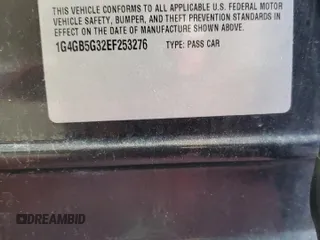 2014 Buick LaCrosse Leather with VIN 1G4GB5G32EF253276, listed as a Copart auction lot 61635095 with 85,659 mi miles and Salvage title. Bid and sale history available at DreamBid. Image 12.