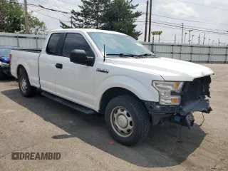 2015 Ford F-150 XL with VIN 1FTEX1C89FFB07773, listed as a Copart auction lot 59059985 with 279,558 mi miles and Salvage title. Bid and sale history available at DreamBid. Image 4.