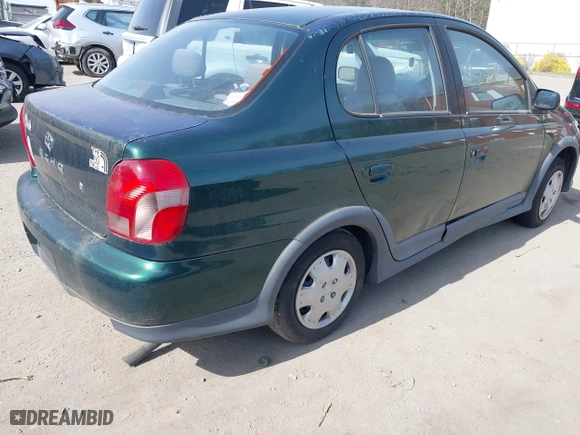 2000 Toyota ECHO with VIN JTDBT1239Y0018974, listed as a IAAI auction lot 42080620 with 171,388 mi miles. Bid and sale history available at carsss.com. Image 4.