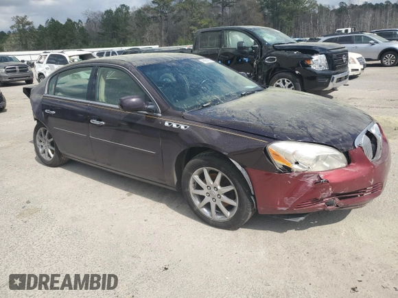 2008 Buick Lucerne CXL with VIN 1G4HD57228U172767, listed as a Copart auction lot 48984095 with 181,371 mi miles and Salvage Title. Bid and sale history available at DreamBid. Image 4.